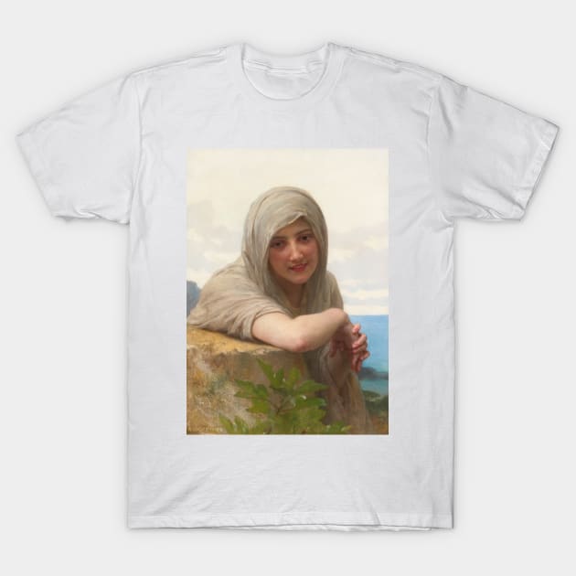 Souvenir by William-Adolphe Bouguereau T-Shirt by Classic Art Stall